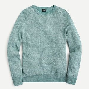 J. Crew Plaited linen cotton sweater